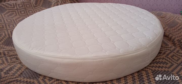 Матрас для детской кроватки круглый