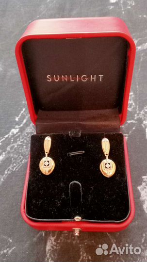Золотые серьги