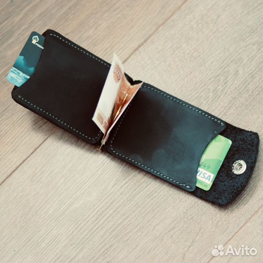 Кошелек зажим для купюр 3 отделения под карты