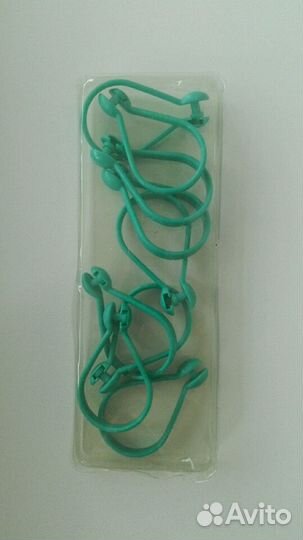 Петли пластиковые для шторы в ванную