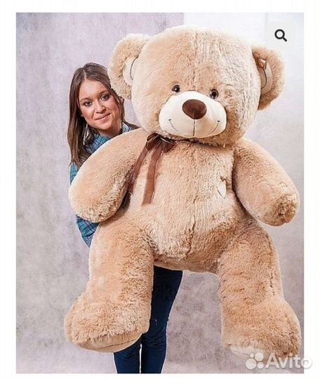 Новые Большие Плюшевые медведи 90-180см