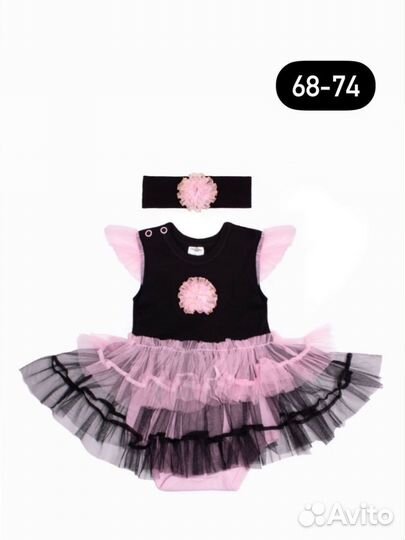 Боди платье