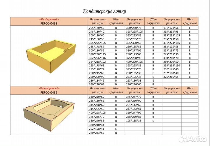 Коробки картонные