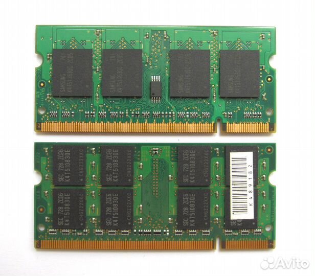 Память для ноутбука DDR2 Samsung 1,5Gb (PC2)