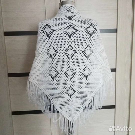 Косынка, ручная вязка