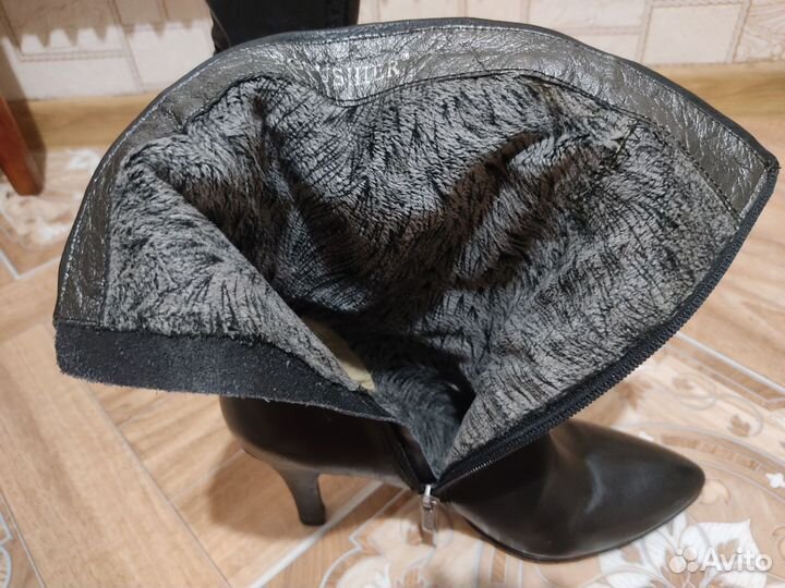 Ботильоны женские 39 натуральная кожа