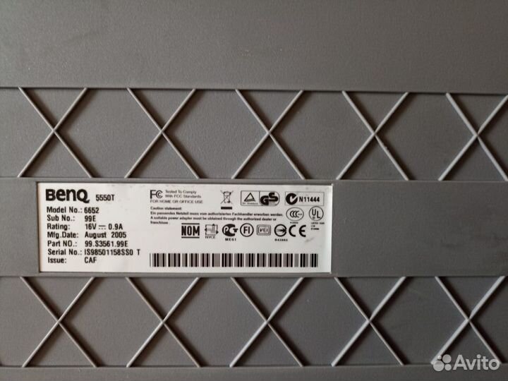 Сканер benq 5550T