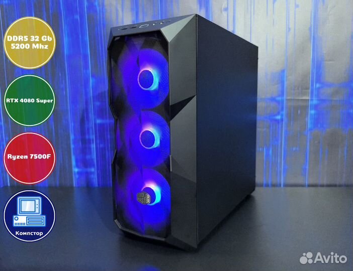 Системный блок AMD7500F-RTX4080SUP-32DDR5-BPG6-B650