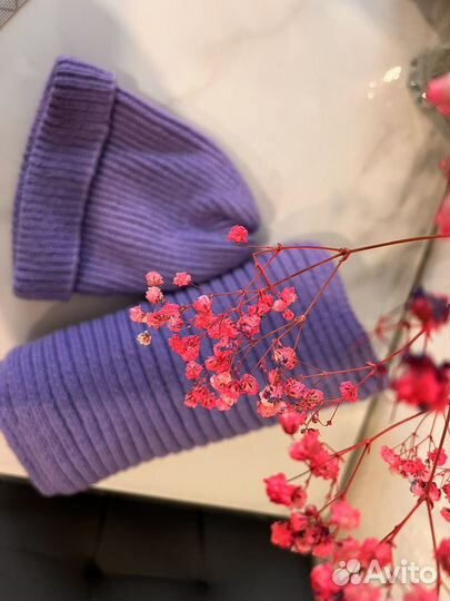 Комплект шапка и шарф