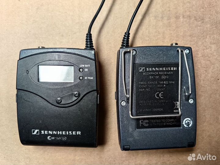 Радиосистема Sennheiser ew/sk100 G2 диапазон D
