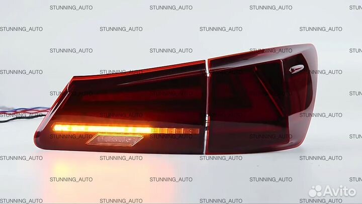 Фонари задние Lexus IS 250 IS 350 красные S2101