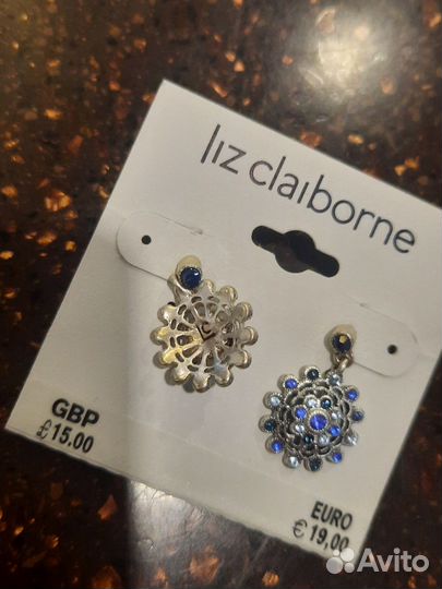 Серьги liz claiborne