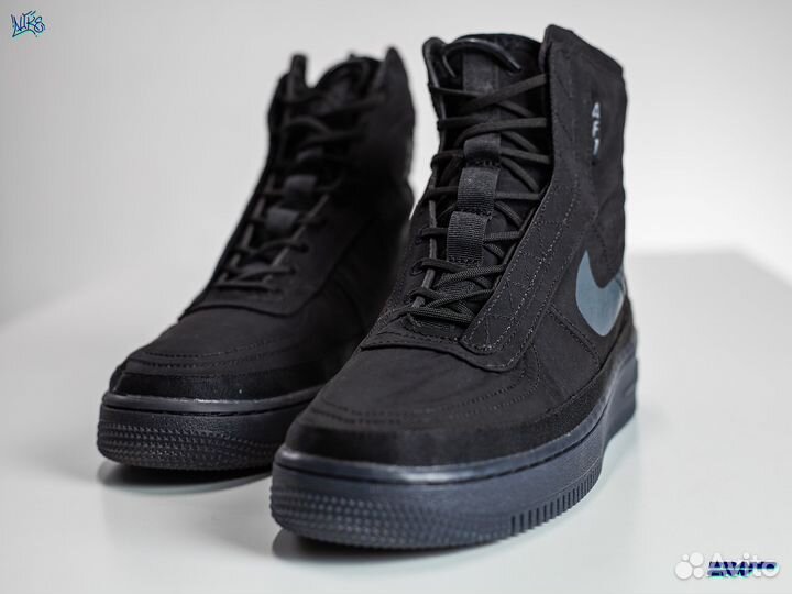 Nike Air Force 1 High Shell 'Black'