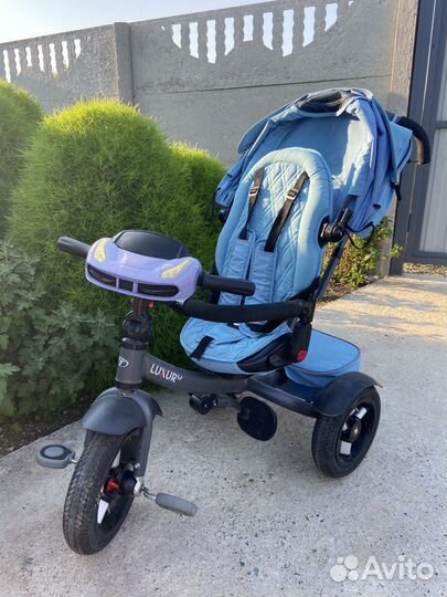 Велосипед с родительской ручкой