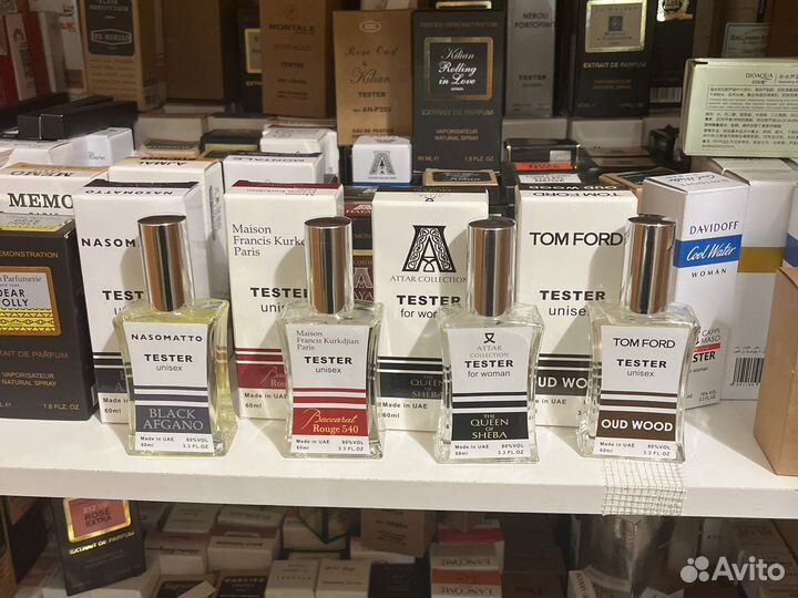 Тестеры духов ОАЭ