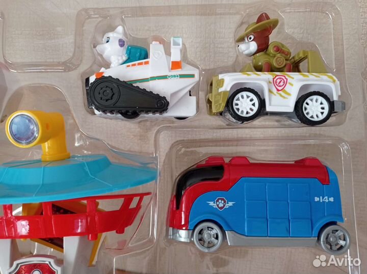 Щенячий Патруль Все Герои на Машинках + База Мини