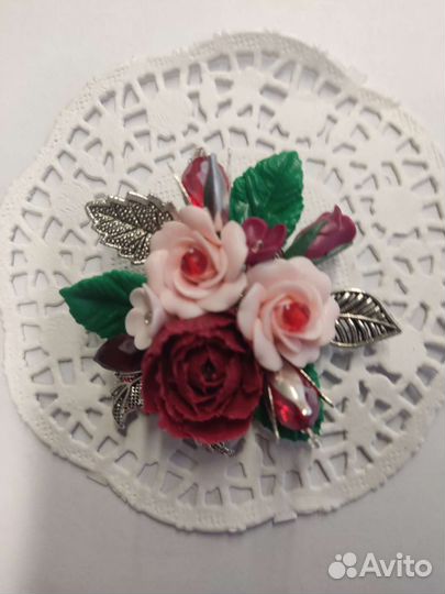 Брошь ручной работы