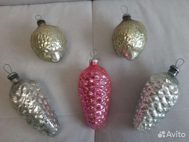 Елочные игрушки большие СССР