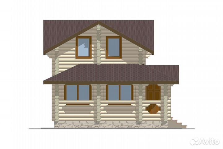 Сруб дом баня 94 м2 (№42)