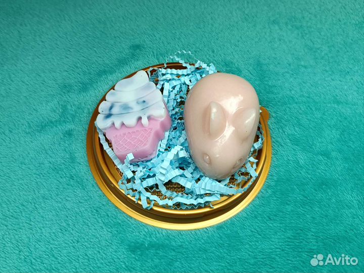 Мыло ручной работы кролики