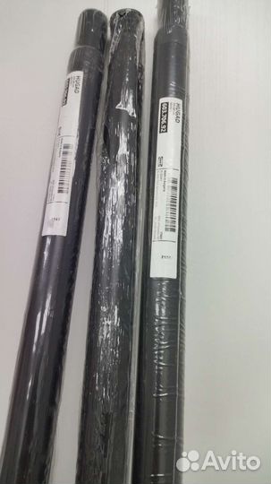 Хугад карниз гардинный, чёрный 210-385 см