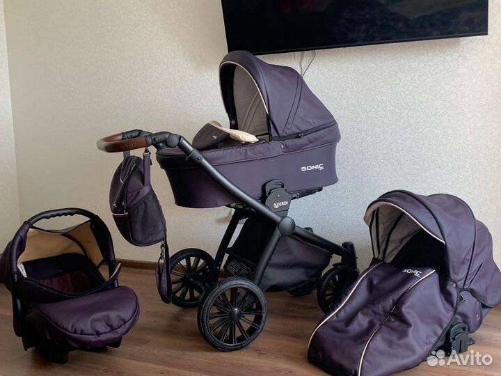 Коляска verdi 3 в 1 sonic soft