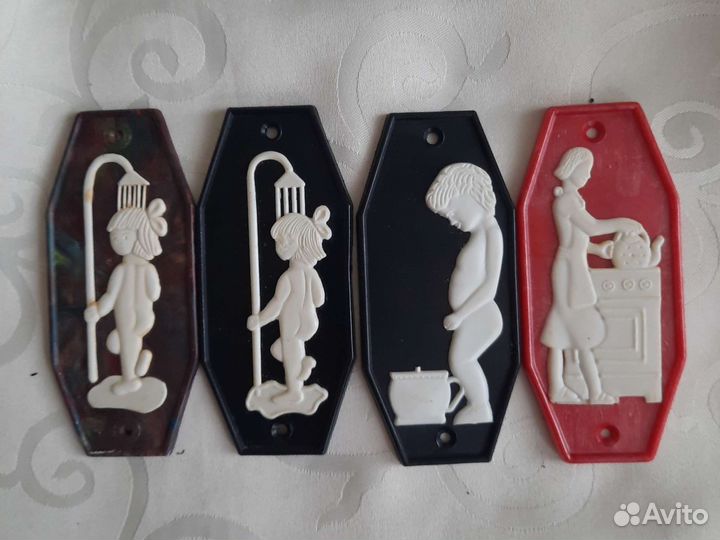 Табличка на туалет, ванну, кухню СССР