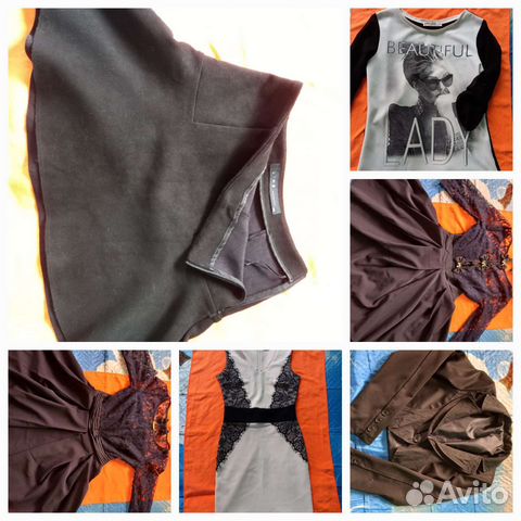 Вещи пакетом+ подарочек серьги бижутерия