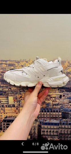 Balenciaga track white