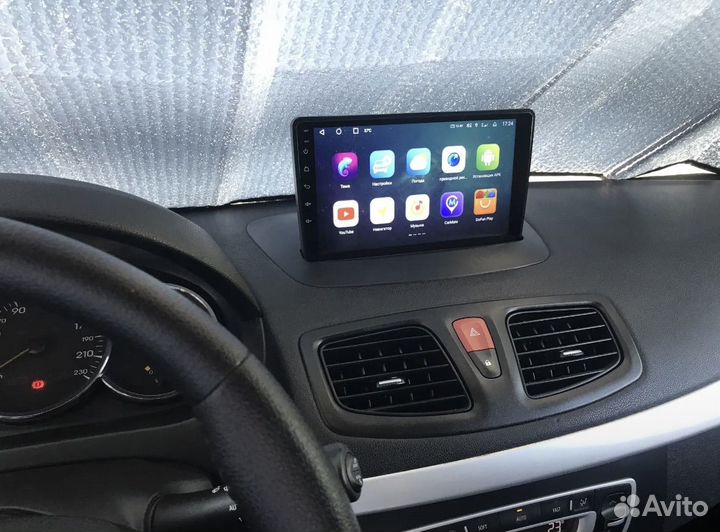 Магнитола для Renault Megan 3 Fluence 2008 2014