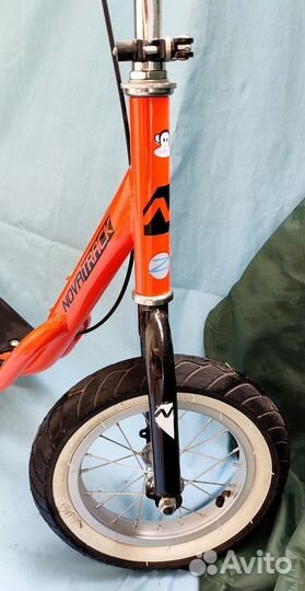 Самокат для детей Novatrack stamp N4 оранжевый