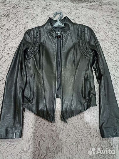 Куртка кожаная женская натуральная 44