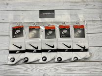 Носки Nike белые средние 41-47 - 10 пар