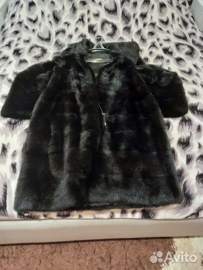 Шуба норковая с капюшоном 50 52 размер