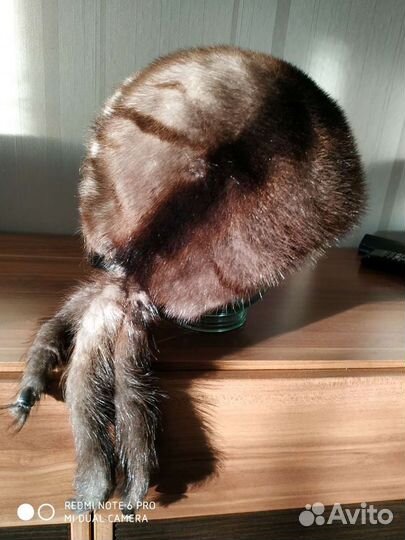 Норковая шапка женская