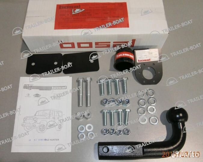 Фаркоп УАЗ Хантер 03-нв 31519 4x4 рама и крюк-шар, 50мм 4691