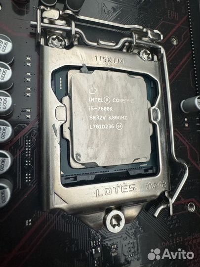 Комплект asus prime b250 и intel core i5-7600k