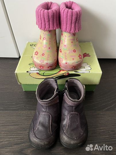 Ботинки ecco 19 размер