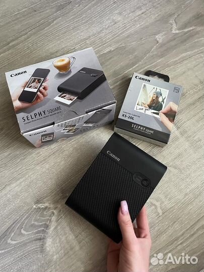 Принтер Canon Selphy QX 10 + картридж с бумагой