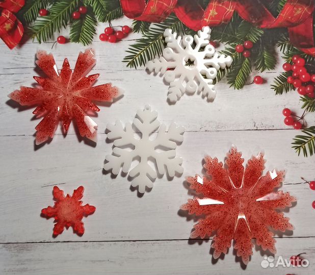 Новогодние подарки ручной работы из эпоксидки