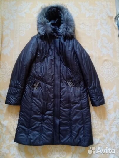 Пальто пуховик женский 58 размер