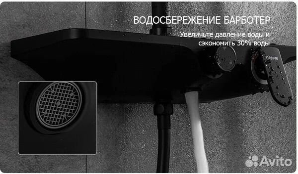 Душевая система G2495-5 Gappo черная