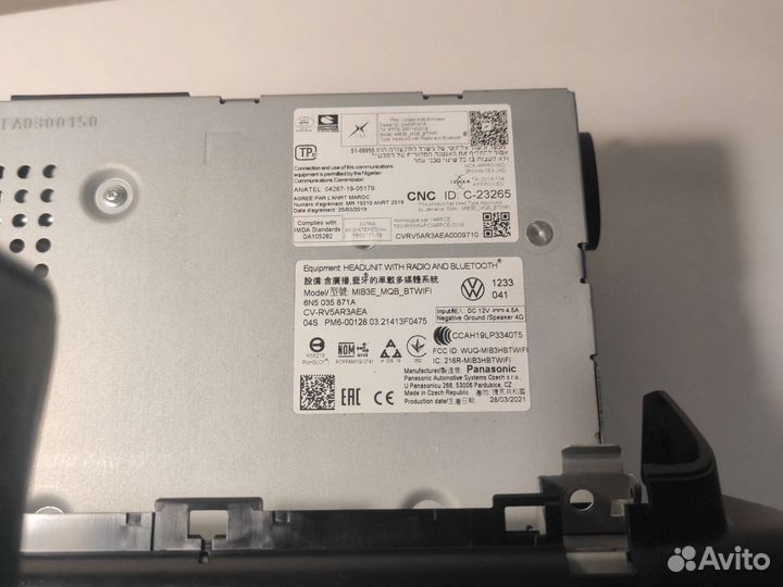 Штатная магнитола на polo
