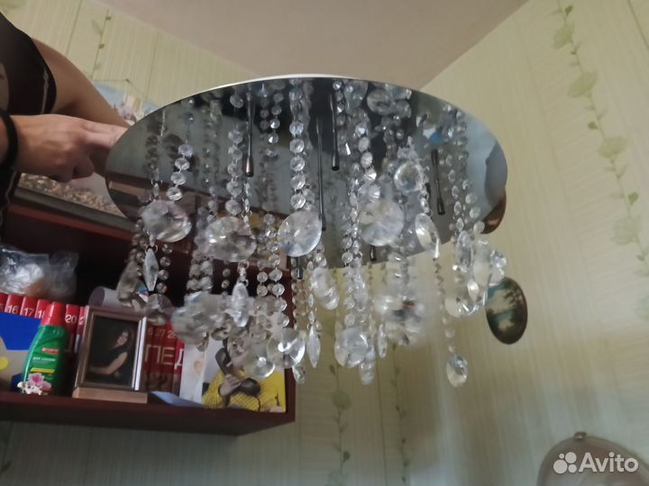 Люстра потолочная светодиодная бу