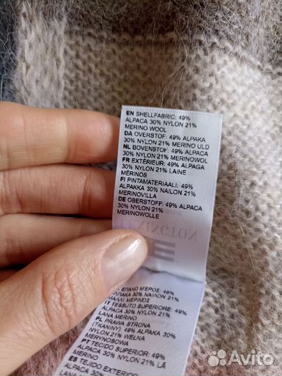 Объемный шарф Lexington (Швеция) альпака-шерсь