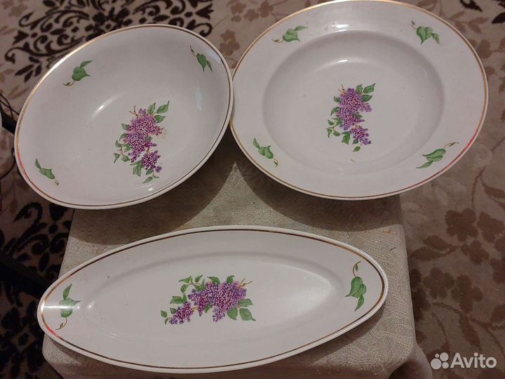 Набор посуды Дулевского фарфорового завода