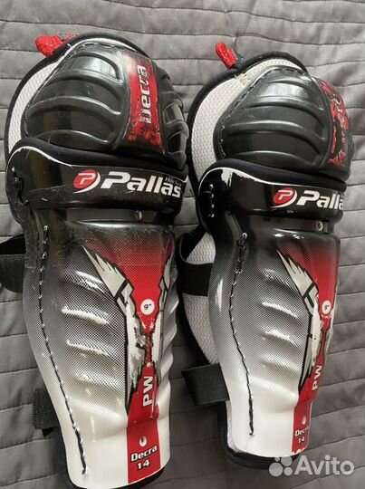 Щитки хоккейные размер 14 (подростковый)