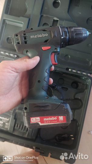 Шуруповёрт дрель metabo BS-14.4v