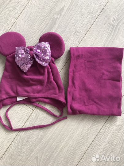 Комплект шапка и снуд