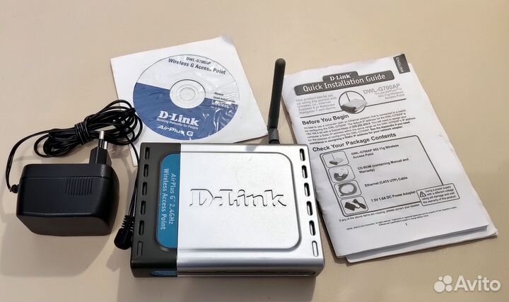 D-Link DWL-G700AP + D-Link DWA-510 2 шт